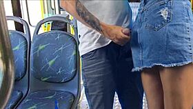 uhh public bus grope n fuck on young student feels so naughty n hard