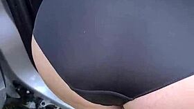 a fat ass milf gets her huge cheeks spanked hard