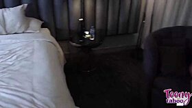 Latina babysitter Vanessa Vox deepthroats Seth Brogan's cock nonstop