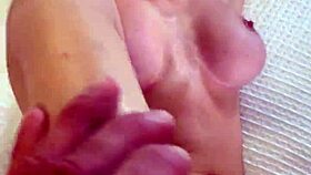 Candid POV Blonde Threesome Bareback