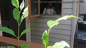 Nikki's juicy cheeks bounce wildly as she's taken from behind doggystyle