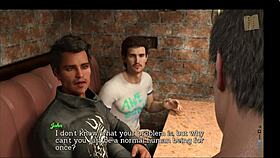 Brunette's Big Ass Teases Erotic Leap of Faith