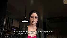 Brunette's Big Ass Teases Erotic Leap of Faith