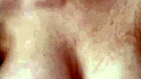 Blonde Bombshell with Massive Natural Tits Flaunts Sexy Lingerie Curves