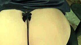 latina shows off cute blonde fuck doll for anal toy play