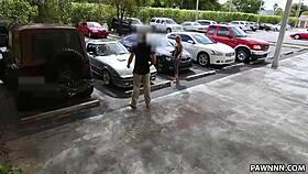 country girl: need cash? blow this monster cock in shop?