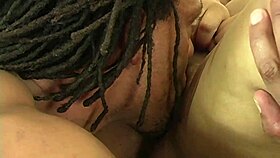 kiante strokes her shaved milf pussy craving monster cock cumshot