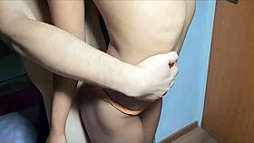 Hard Nalgas 18yo Latina Begs for Bent-Over Anal Creampie in Class!