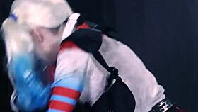 Wanna see petite Aria Alexander in tight Suicide Squad XXX parody cumfest?