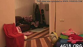 lesbian babes ride dildos teasing pussies in seductive toy play