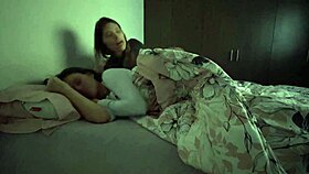 colombian lesbians grope juicy asses passionately in bed
