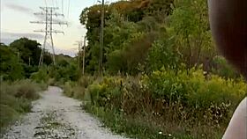 me cruising taylor creek flashing my slutty panties in the forest