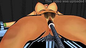 Neha quenching thirst riding sex machine hard