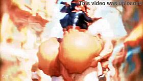 big ass curvy dark skin babe moans loud in ai 4k interracial anal pmv loop 🍑🔥