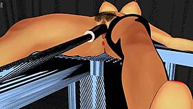 Neha quenching thirst riding sex machine hard