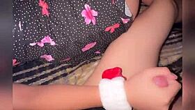 Young Mexican girlfriend waits in bed ready for deep penetration homemade