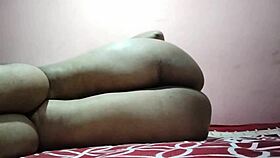 cute babe fingers herself watching hot vids on phone 💦