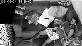 i got caught on ip cam during intense masturbation session