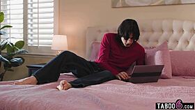 catch boyfriend jerking condom useless petite latina fucks