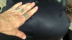 latina shows off cute blonde fuck doll for anal toy play