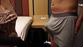 pervy femdom massages cock balls slaps hard while moaning wild 😈👋