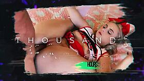 blonde babe rides big cock cowgirl hard fuck