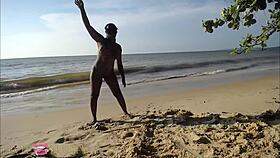 Elvie you're such a slut getting fucked on the beach romantically part 4