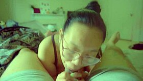 SEXY ASIAN ROOMMATE DELIVERS SLoppy EARLY MORNING P.O.V. DEEPTHROAT FACE FUCK