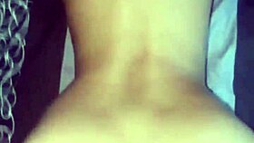 Ebony anal pounding with big tits bouncing to orgasm facial finish.