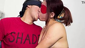 Colombian Babe's Deep French Kissing Turns Passionately Wild