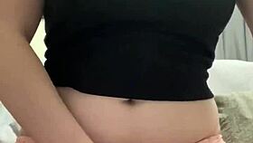 Stuff Panties Deep in Wet Puffy Tits Slut Pussy!