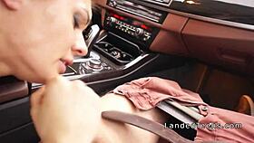 Big Titted Teen Risks Anal Fuck in Moving Car Thrill