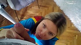 Gina gerson's small tits bounce saving mugur with wild sex