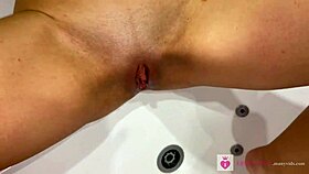 Beautiful teen 18+ pees in bathroom golden shower compilation pov