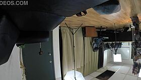 Maisy teases in pov casting deepthroat gagging skinny slut blowjob