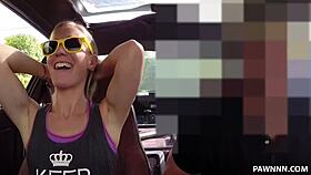 country girl: need cash? blow this monster cock in shop?