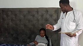 Young patient craves doctor's black cock in wet pussy daily