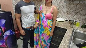 i'm so wet as this indian housewife gets pounded hard in the kitchen first time