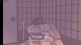 Stuffing Roblox Slut's Dripping Pussy