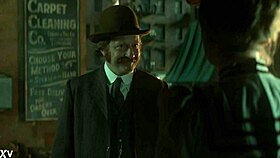 Captain threatens fuck blonde investigator doggystyle dark alley