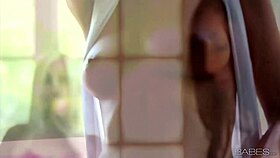 sassy babes angelica saige masturbate tits in hd lesbian heat