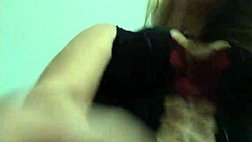 blonde wife caught masturbating hard on homemade vid neighbor leaked online