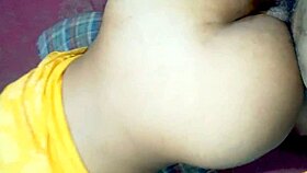 desi bhabhi's tight ass gets monster cock creampie pounding