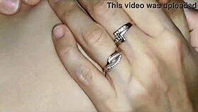 he stretches milf's tight ass with fingers before plunging big cock deep