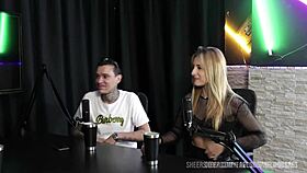 Yasmin Pariz Gives Sloppy Blowjob To Skinny Guy's Cock