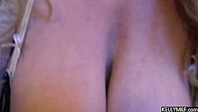big mature tits tempt pervy guy in kelly madison clash