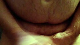 Belly Bouncing in Steamy Shower Cum Scene