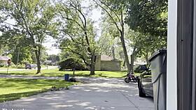 Curvy amateur wife gives public outdoor blowjob and gets face fucked caught