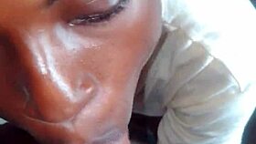 Milf dives into first time oral on big cock passionately