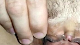 he stretches milf's tight ass with fingers before plunging big cock deep